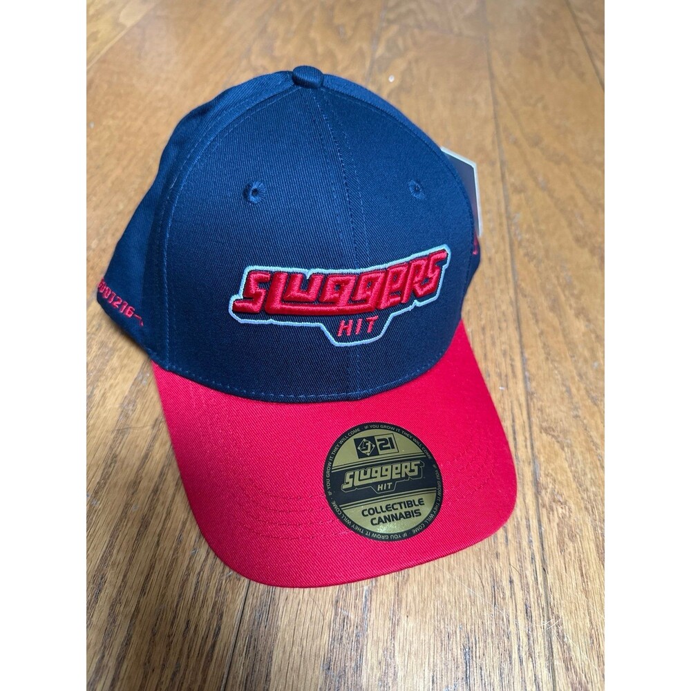 Sluggers Hit Hat Navy and Red